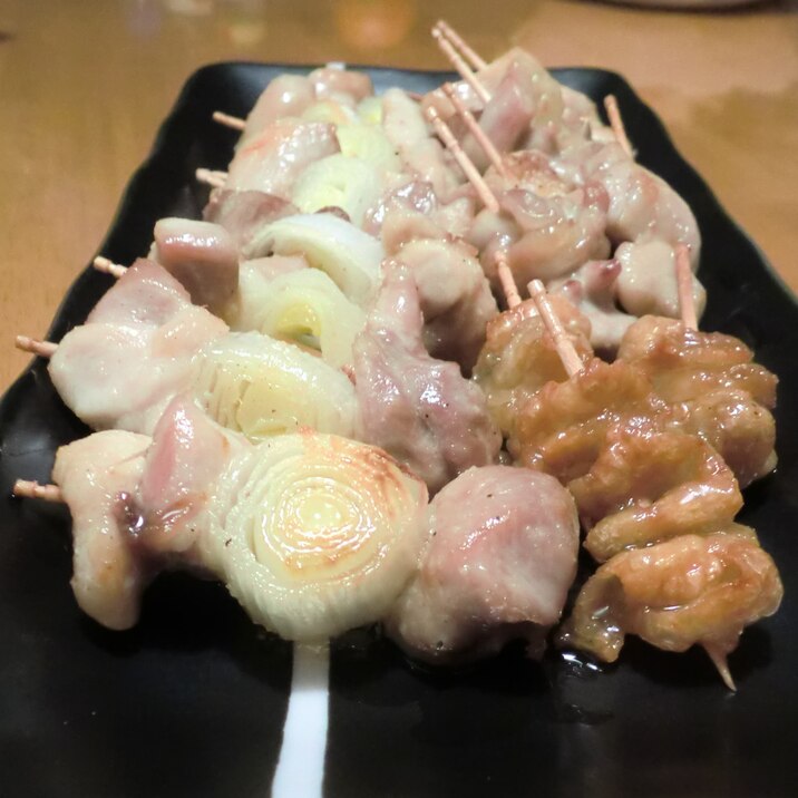 オイル漬け鶏肉★ミニ塩焼き鳥